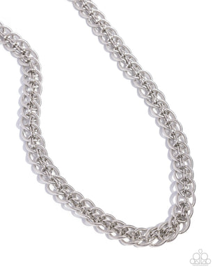 Coiled Conviction - Silver Necklace