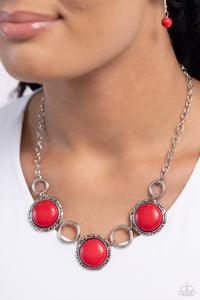 Saharan Scope - Red Necklace