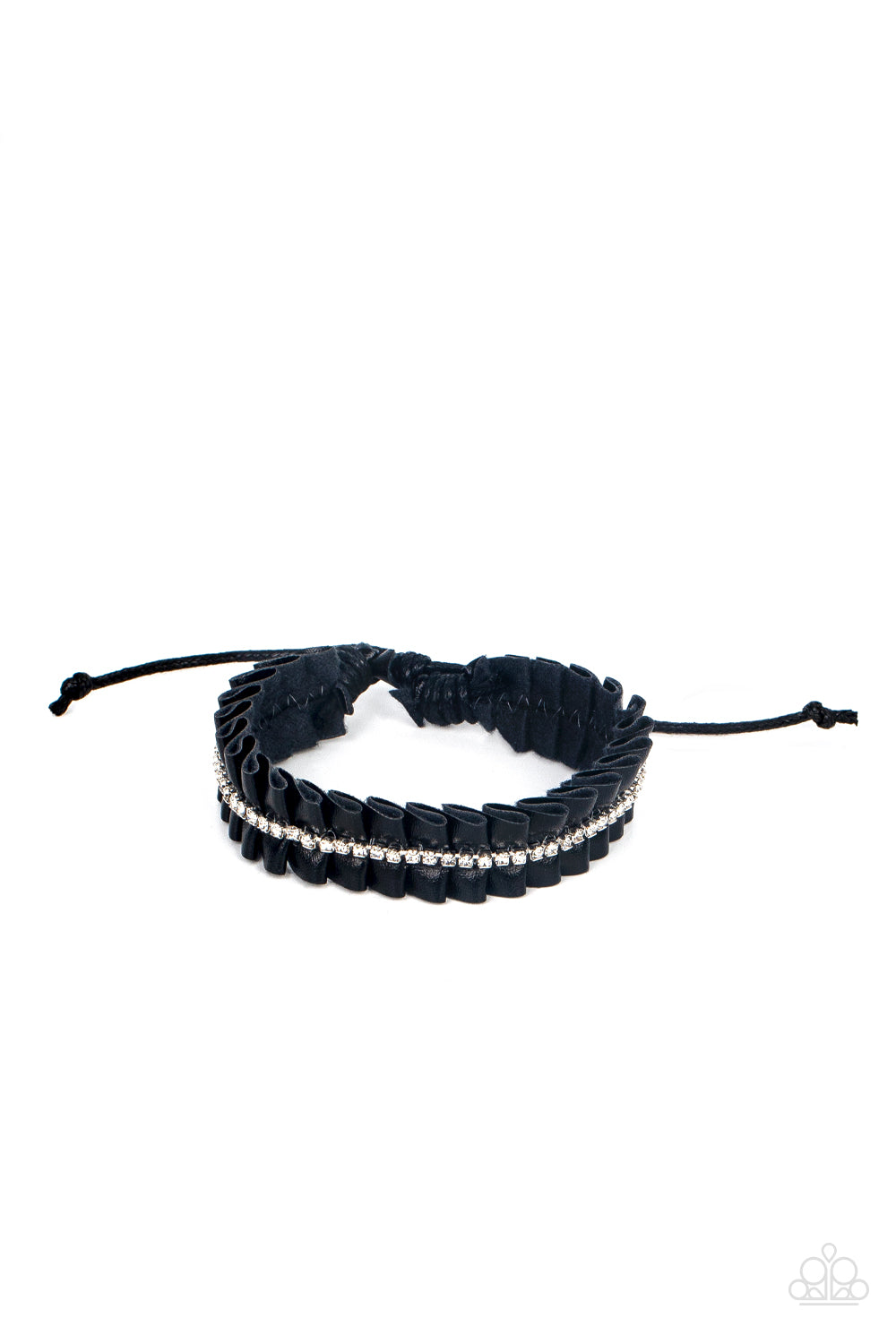 Pretty, Pretty PLEATS - Black Sliding Knot Bracelet