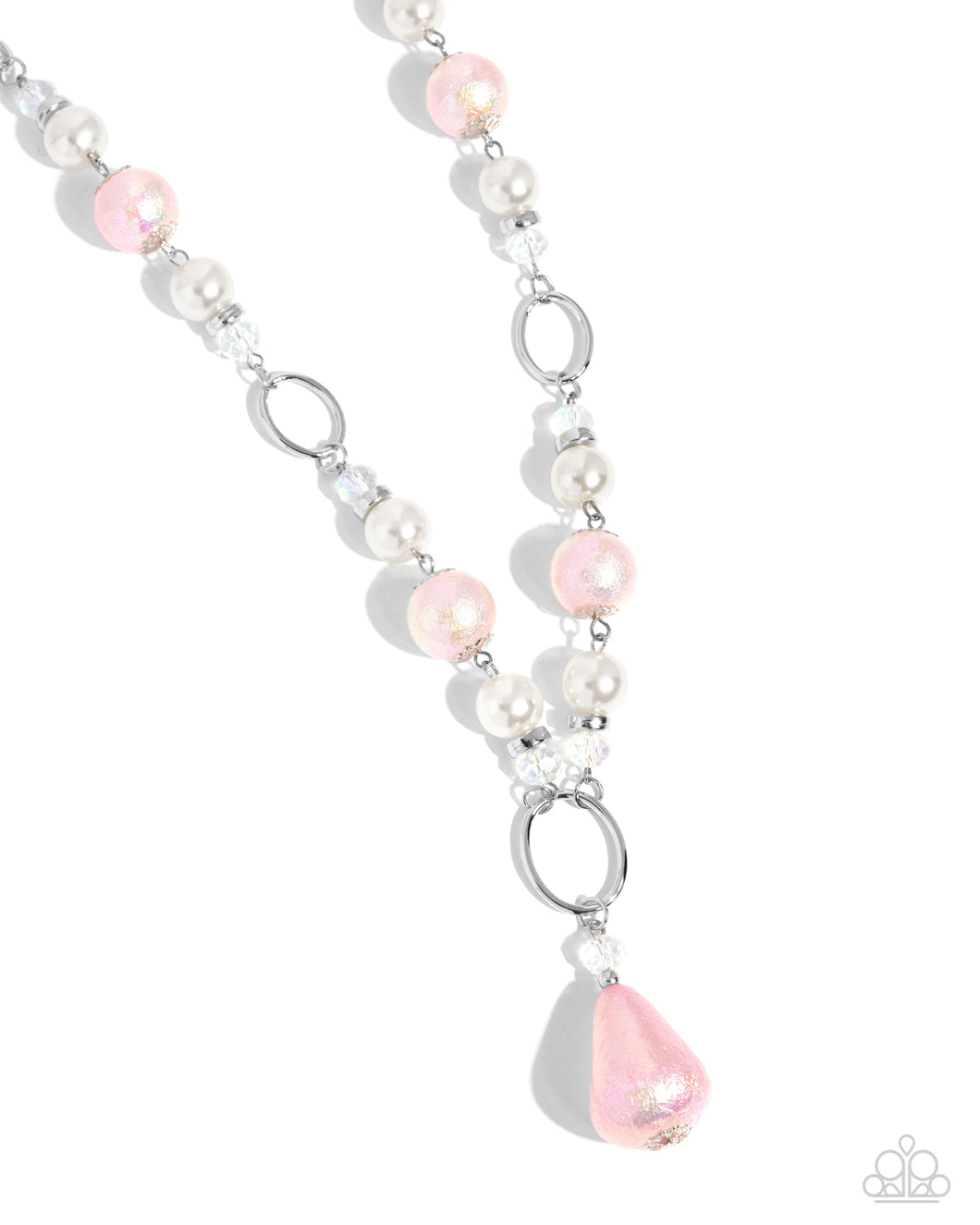 Foiled Fairy Tale - Pink Necklace