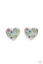 Load image into Gallery viewer, Relationship Ready - Green Post Earrings