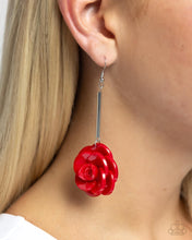 Load image into Gallery viewer, Saccharine Sprig - Red Earrings