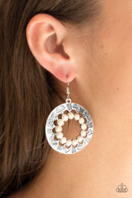 Load image into Gallery viewer, Organically Omega - White Earrings