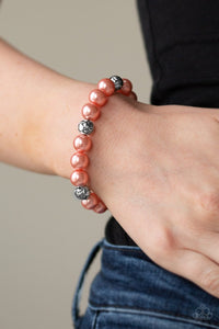 Rosy Radiance - Orange Bracelet