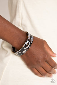 Glaze Daze - Black Cuff Bracelet