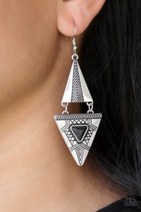 El Paso Edge - Black Earrings