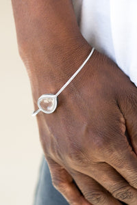 Make A Spectacle - White Cuff Bracelet