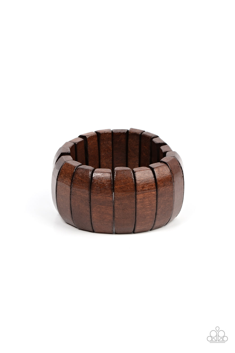 Boardwalk Bonanza - Brown Stretchy Bracelet