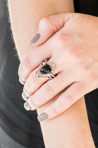 The Bold and The BEAD-iful - Black Dainty Ring