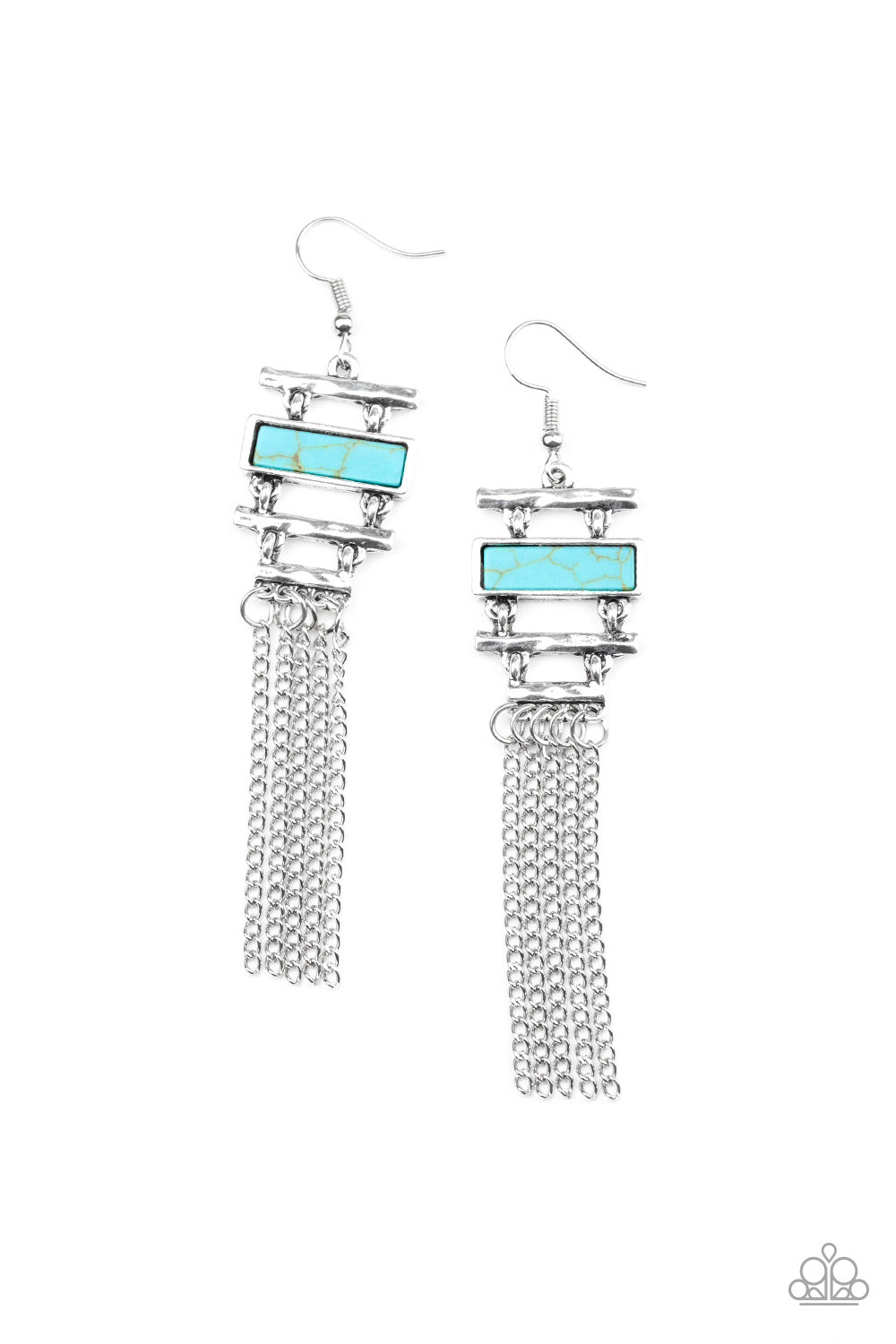 Stone Dwellings - Blue Earrings