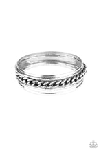 Load image into Gallery viewer, A Piece of The Action - Silver Bangle Bracelets