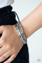 Load image into Gallery viewer, A Piece of The Action - Silver Bangle Bracelets