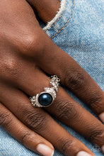 Load image into Gallery viewer, Selfie Status - Blue Dainty Ring