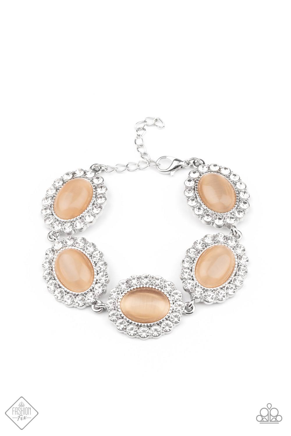 Demurely Diva - Orange Bracelet