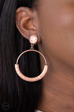 Load image into Gallery viewer, Rustic Horizons - Copper Clip-On Earrings