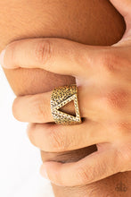 Load image into Gallery viewer, Triathlon - Brass Urban Ring