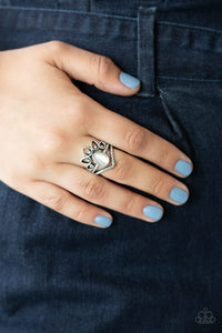 Serene Scene - White Dainty Ring