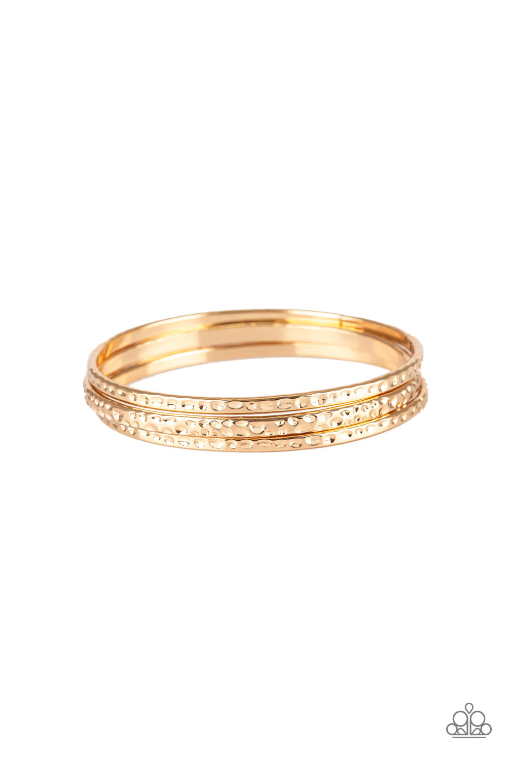 Casually Couture - Gold Bangle Bracelets