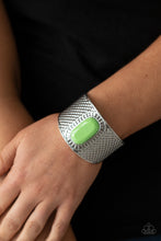 Load image into Gallery viewer, Poshly Pharaoh - Green Cuff Bracelet