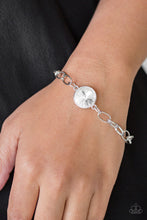 Load image into Gallery viewer, All Aglitter - White Toggle Bracelet