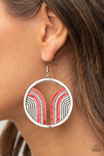 Load image into Gallery viewer, Delightfully Deco - Red Earrings