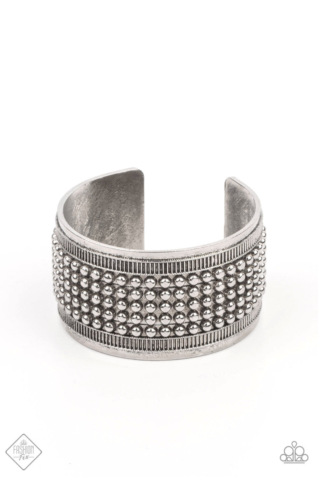 Bronco Bust - Silver Cuff Bracelet