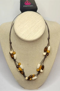 Outback Epic - Brown Necklace