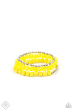 Load image into Gallery viewer, Vacay Vagabond - Yellow Stretchy Bracelets