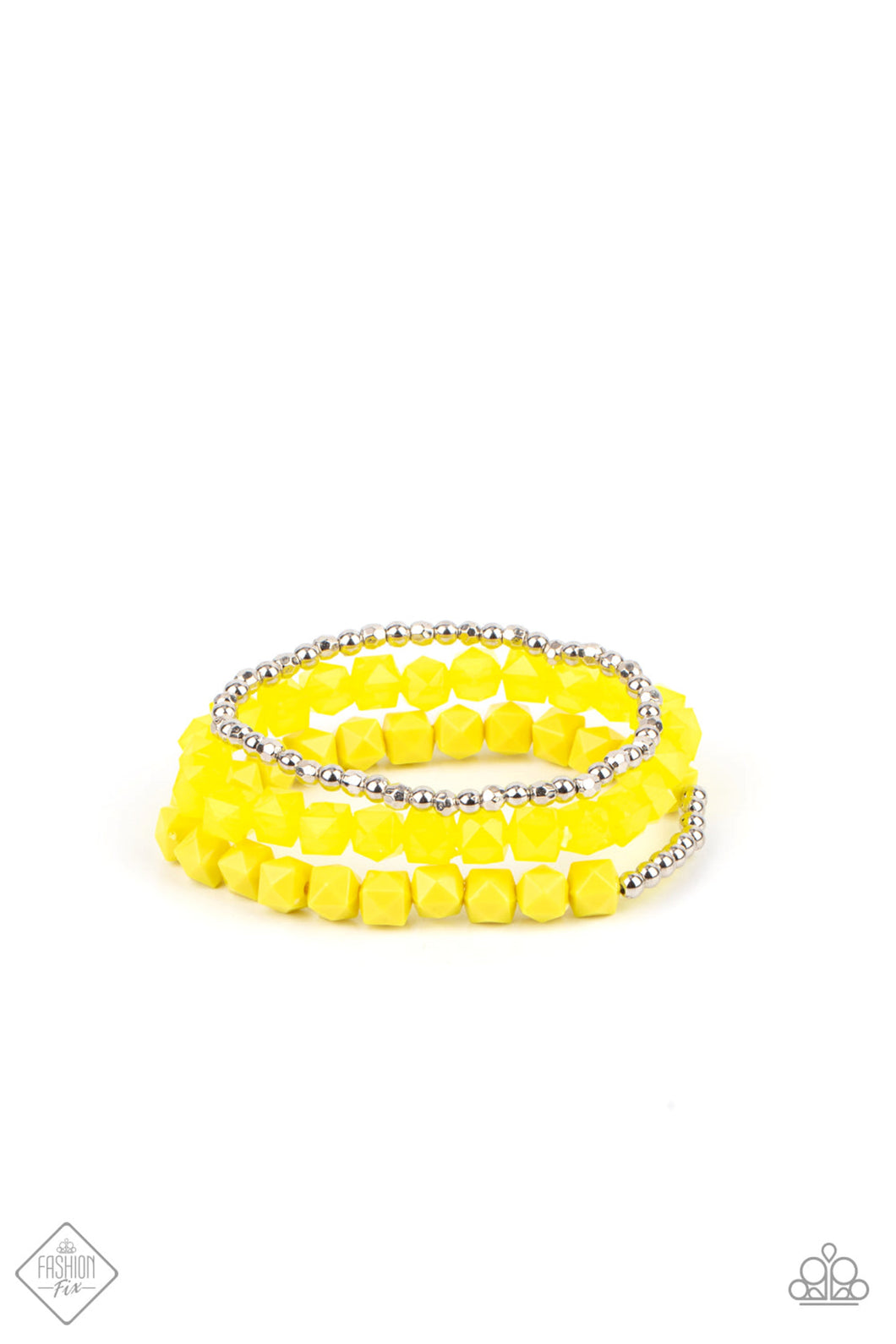 Vacay Vagabond - Yellow Stretchy Bracelets