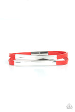 Load image into Gallery viewer, Dangerously Divine - Red Magnetic Closure Bracelet