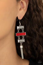 Load image into Gallery viewer, Mind, Body, and SEOUL - Red Earrings