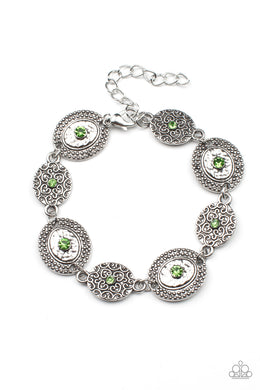 Secret Garden Glamour - Green Bracelet