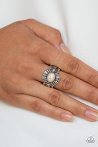 Thirst Quencher - White Dainty Ring