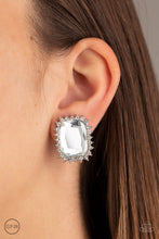 Load image into Gallery viewer, Insta Famous - White Clip-On Earrings