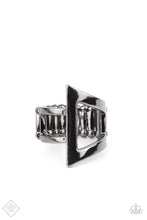 Load image into Gallery viewer, Rebel Edge - Black Gunmetal Ring