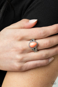 Dreamy Droplets - Orange Dainty Ring