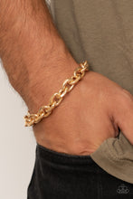 Load image into Gallery viewer, Titanium Titan - Gold Bracelet