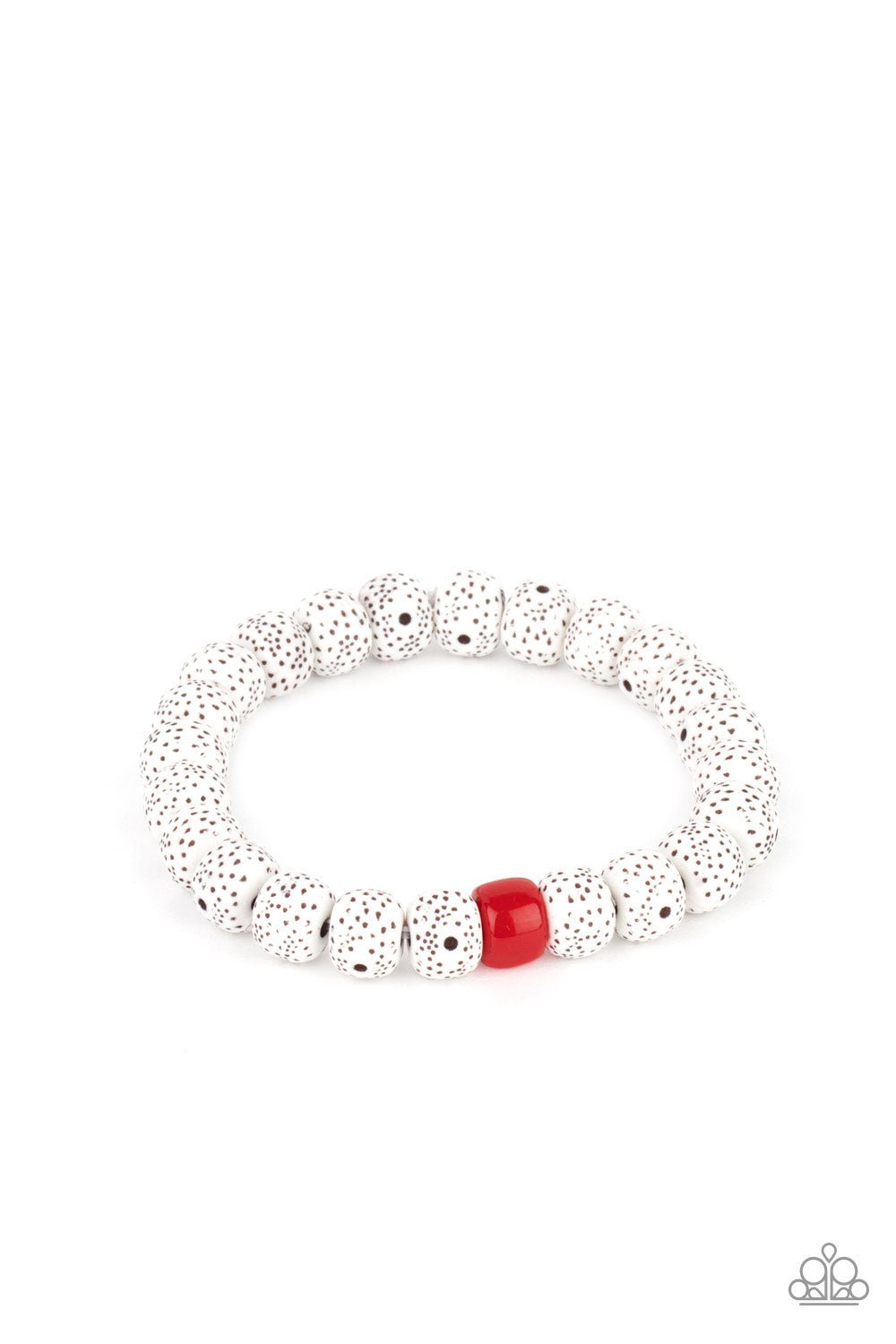 ZEN Second Rule - Red Stretchy Bracelet