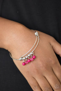 All Roads Lead To ROAM - Pink Bangle Bracelet