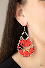 Load image into Gallery viewer, Samba Scene - Red Earrings