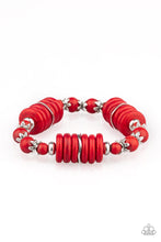 Load image into Gallery viewer, Sagebrush Serenade - Red Stretchy Bracelet