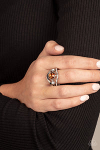 Rich With Richness - Brown Dainty Ring