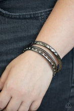 Load image into Gallery viewer, Confidently Curvaceous - Black Gunmetal Bangle Bracelets