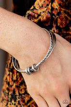 Load image into Gallery viewer, Bauble Bash - Silver Bangle Bracelet