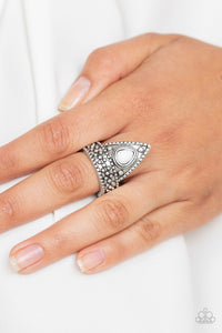 Tropical Escapade - White Dainty Ring