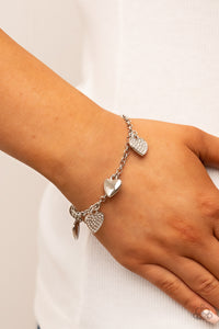 Lusty Lockets - White Bracelet