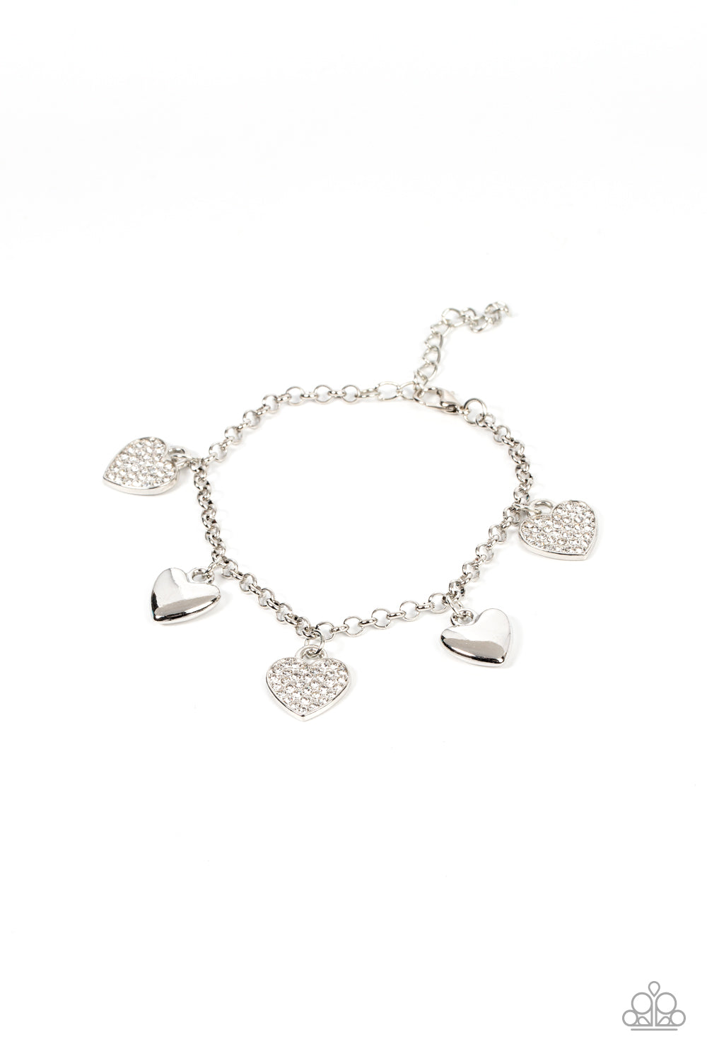 Lusty Lockets - White Bracelet