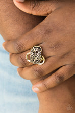 Load image into Gallery viewer, Dizzying Distraction - Brass Dainty Ring