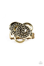 Load image into Gallery viewer, Dizzying Distraction - Brass Dainty Ring