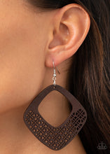 Load image into Gallery viewer, WOOD You Rather - Brown Earrings